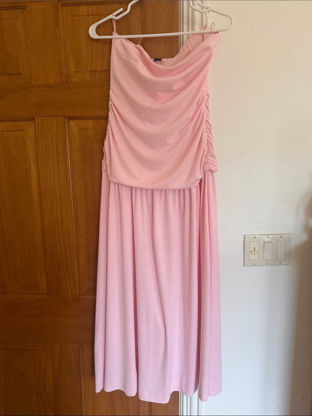 NWT Zara Strapless Midi Dress